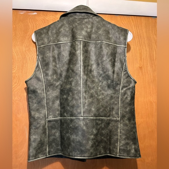 Bellivera Green Biker Vest - Picture 4 of 6